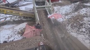 Процесс работы дробилки Lippmann 3062 и ударной дробилки 5165LS