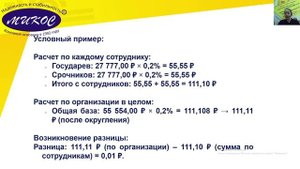 Копейки по взносам от несчастных случаев за предыдущие месяцы