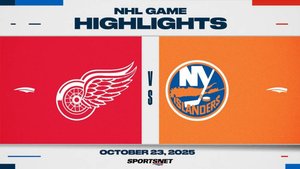 NHL Highlights | Red Wings vs. Islanders - October 23, 2025