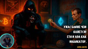 УЖАС ближе чем кажется Паттерн конца цикла или продолжение ФРС нас спасет ETH и ADA как индикатор