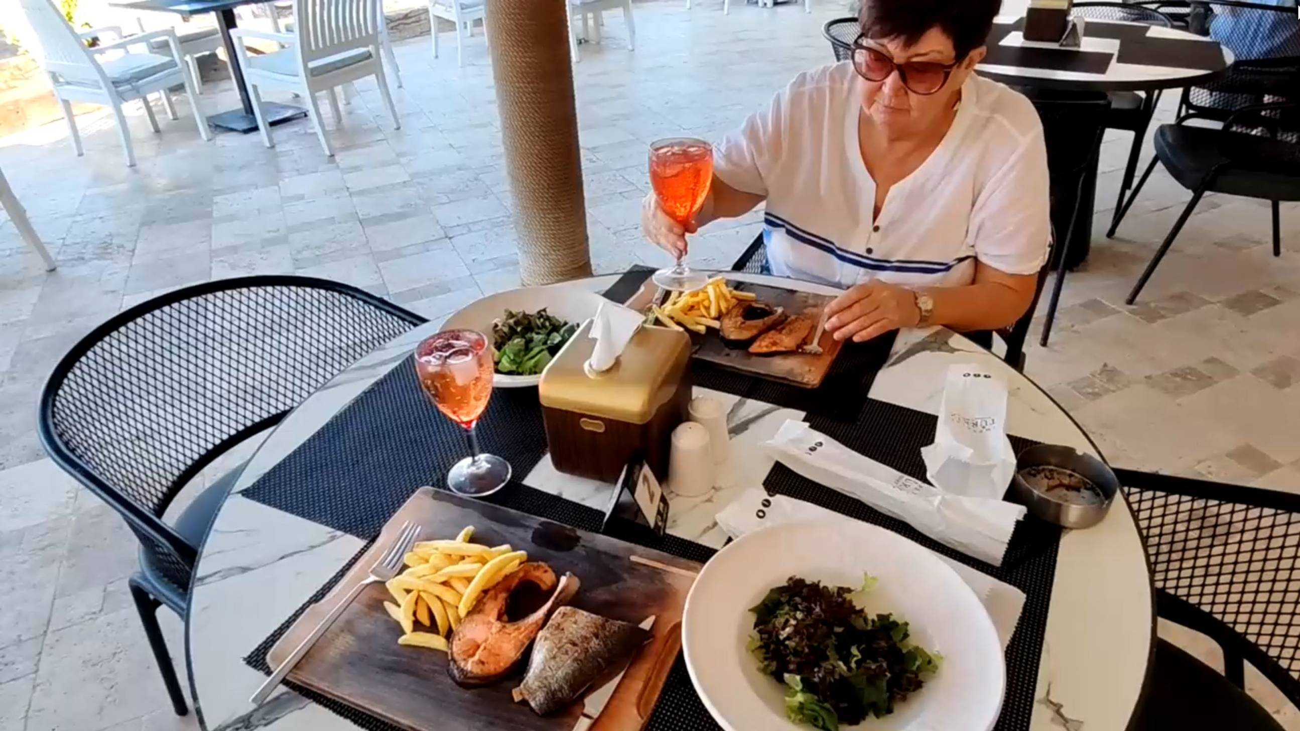 Imperial Turkish 5* Кемер .Снек бар на пляже.Октябрь 2025.Турция