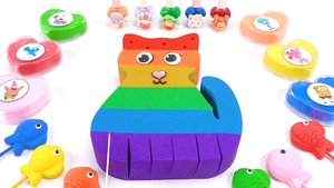 Кинетический песок. Лепим из песка. АСМР видео для детей. развивающие мультики