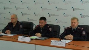 Брифинг представителей МВД России по ЛНР