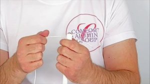 Фиксация нити в колпачок