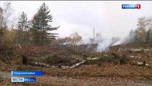 Жители Мурмино жалуются на горящую свалку
