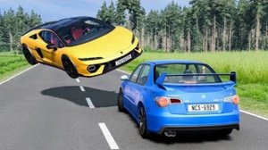 Автокатастрофы на высокой скорости #265 - BeamNG Drive