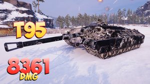 T95 - 5 Фрагов 8.3K Урона • Не спеша! • Мир Танков