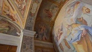 Святая лестница церкви Святая Святых. Рим. Италия