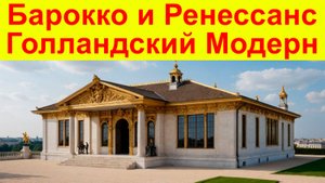 ИИ РЕНДЕР ДОМА В СТИЛЕ ЭПОХИ ВОЗРОЖДЕНИЯ, БАРОККО, РЕНЕССАНС, РОКОКО. Нейросеть удивила!