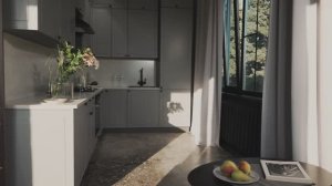 Кухня ПЕРФЕТТА ROYAL (platinum gray)