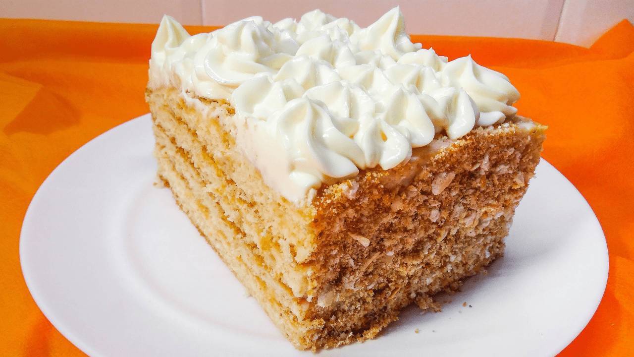 ПОТРЯСАЮЩИЙ МЕДОВЫЙ ТОРТ Быстрый рецепт / honey cake/