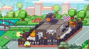 🕸Хэлоуинское обустройство бесплатного дома 🕸 аватар ворлд