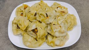 Манты с тыквой в домашних условиях / Приготовление мантов с тыквой и мясом + рецепт теста для мантов
