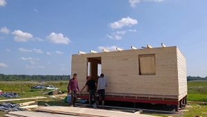 Сборка дома 5х6