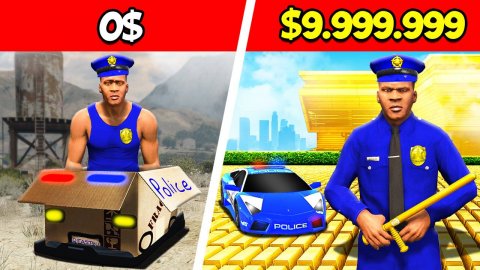 БЕДНЫЙ ПОЛИЦЕЙСКИЙ vs БОГАТЫЙ ПОЛИЦЕЙСКИЙ в ГТА 5!