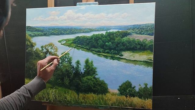 Ускоренное видео написания картины под музыку для настроения и вдохновения #art #painting смотреть онлайн