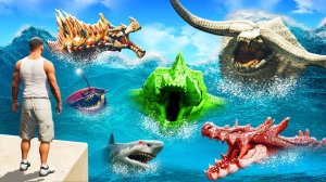 НАШЕЛ ВСЕХ МОРСКИХ МОНСТРОВ В ГТА 5!