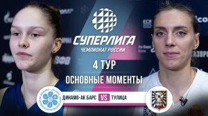 Динамо-Ак Барс - Тулица | 4 тур | Основные моменты | Суперлига 2025-2026