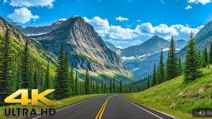 🚗 SmartTV 4К ➤ 🌄 Монтана! Национальный парк Глейшер, осень, живописная дорога "Идущая к Солнцу"!