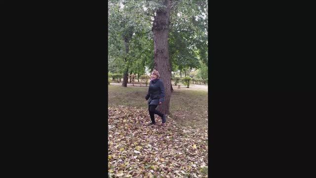 Люблю побегать листья покидать