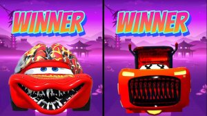 Молния McQueen eater против машин McQueen - EDM 🎶