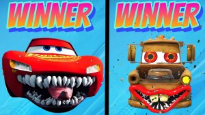 Lighting McQueen пожиратель против машин McQueen - EDM🎶