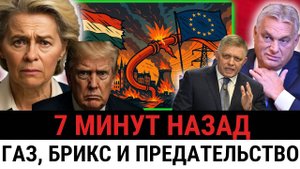 Раскол ЕС; Венгрия и Словакия ХОТЯТ в БРИКС? Боятся замёрзнуть — всё из-за газа?