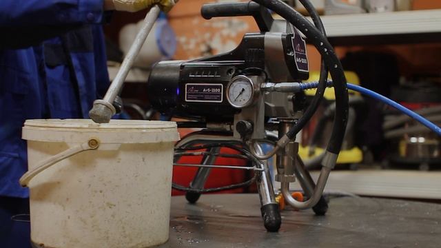 Безвоздушный окрасочный аппарат. Запуск промывка обслуживание. Что нельзя делать.