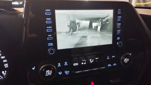 Установка тепловизора Guide N-Driver P102 на Toyota Highlander с выводом на штатный экран