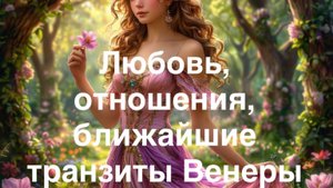 Любовь, отношения, ближайшие транзиты Венеры