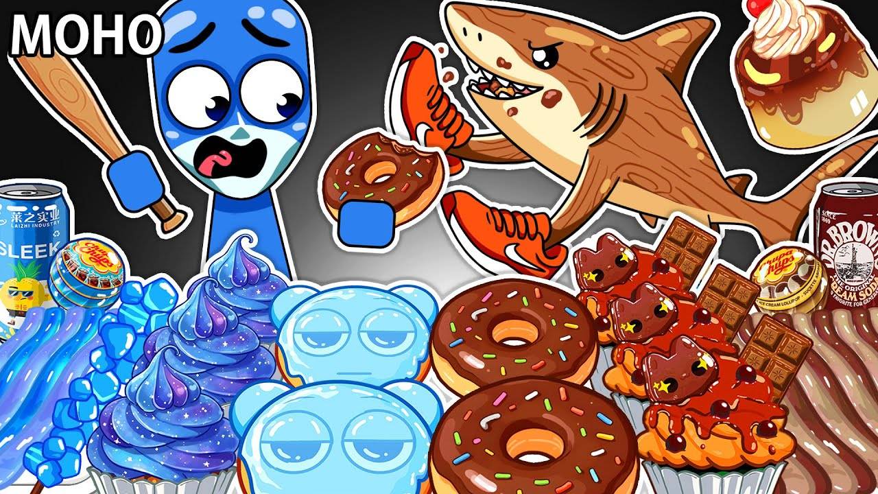 Incredibox Sprunki - Tung Tung vs Tralalelo Tralala Mukbang Video tutorial on how to do Moho 50 смотреть онлайн