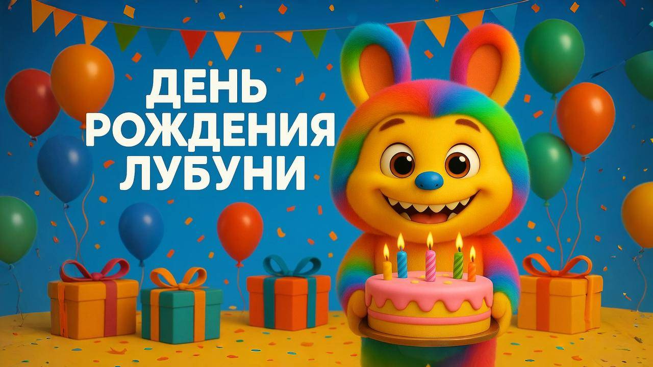 🌞День рождения Лубуни - МУЛЬТИК СКАЗКА  про ЛУБУНЮ! #мультики #лабубу #сказка #длядетей смотреть онлайн