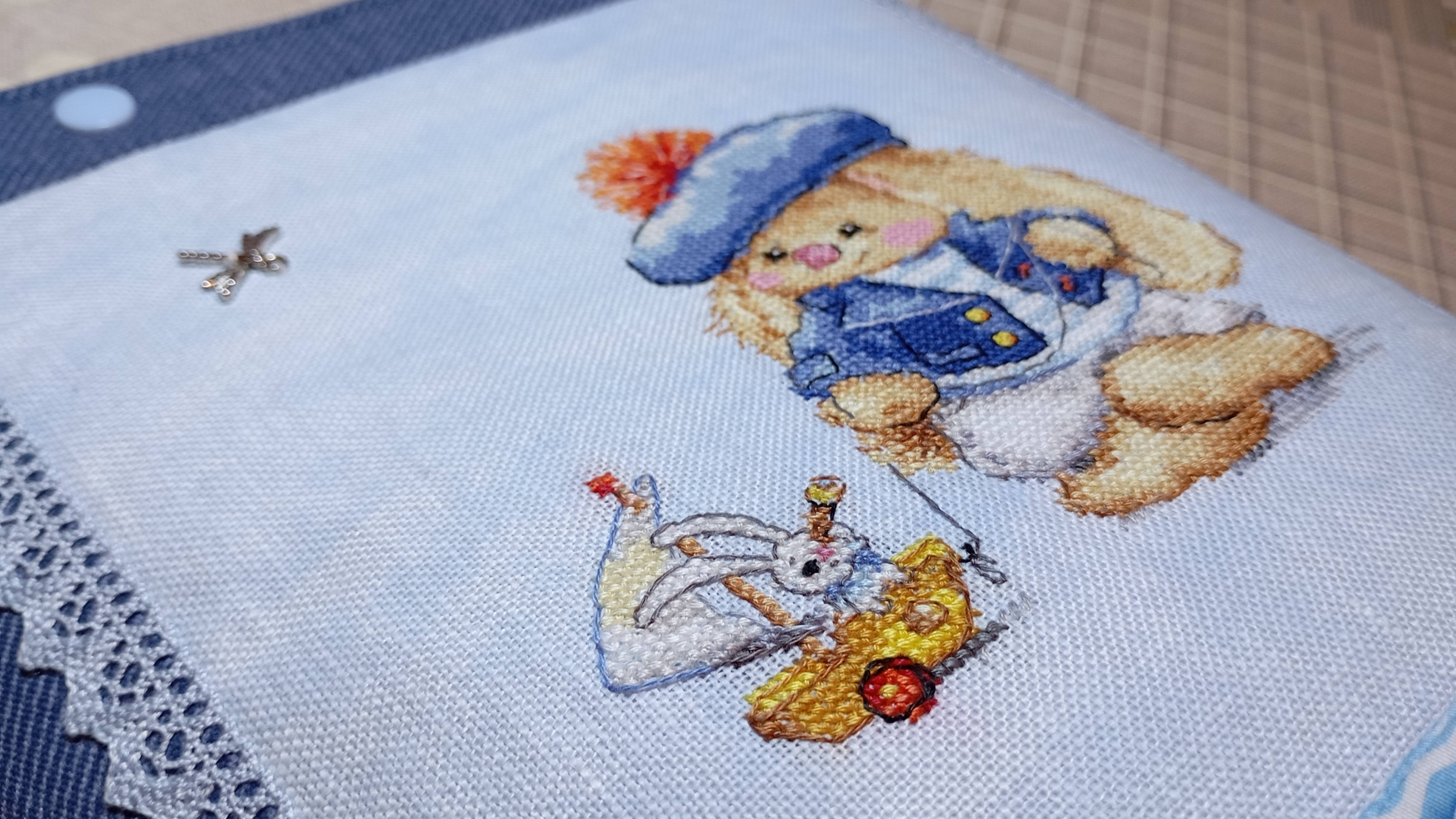 "Вышиваем играючи " в октябре, 5 серия. Продвижения, старт, шитьё.