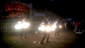 Фаершоу Fox Fire на фестивале Штолль