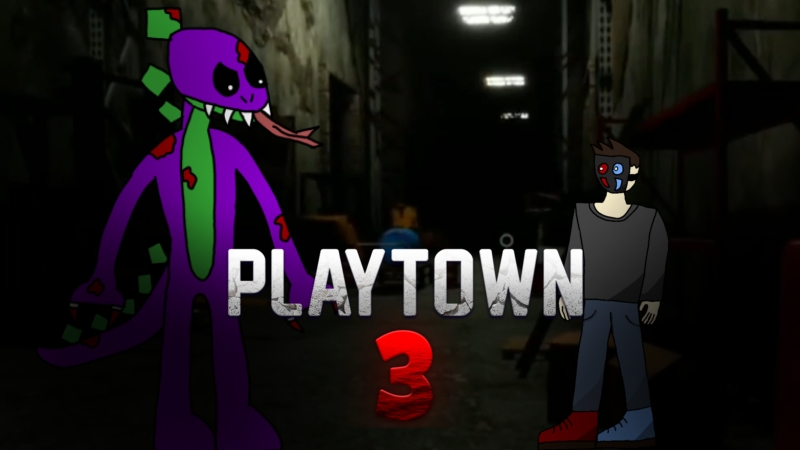 я прохожу игру PLAYTOWN 3 1 playtown horror