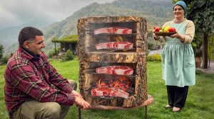 Стейки с кофе по-деревенски, приготовленные в деревне!