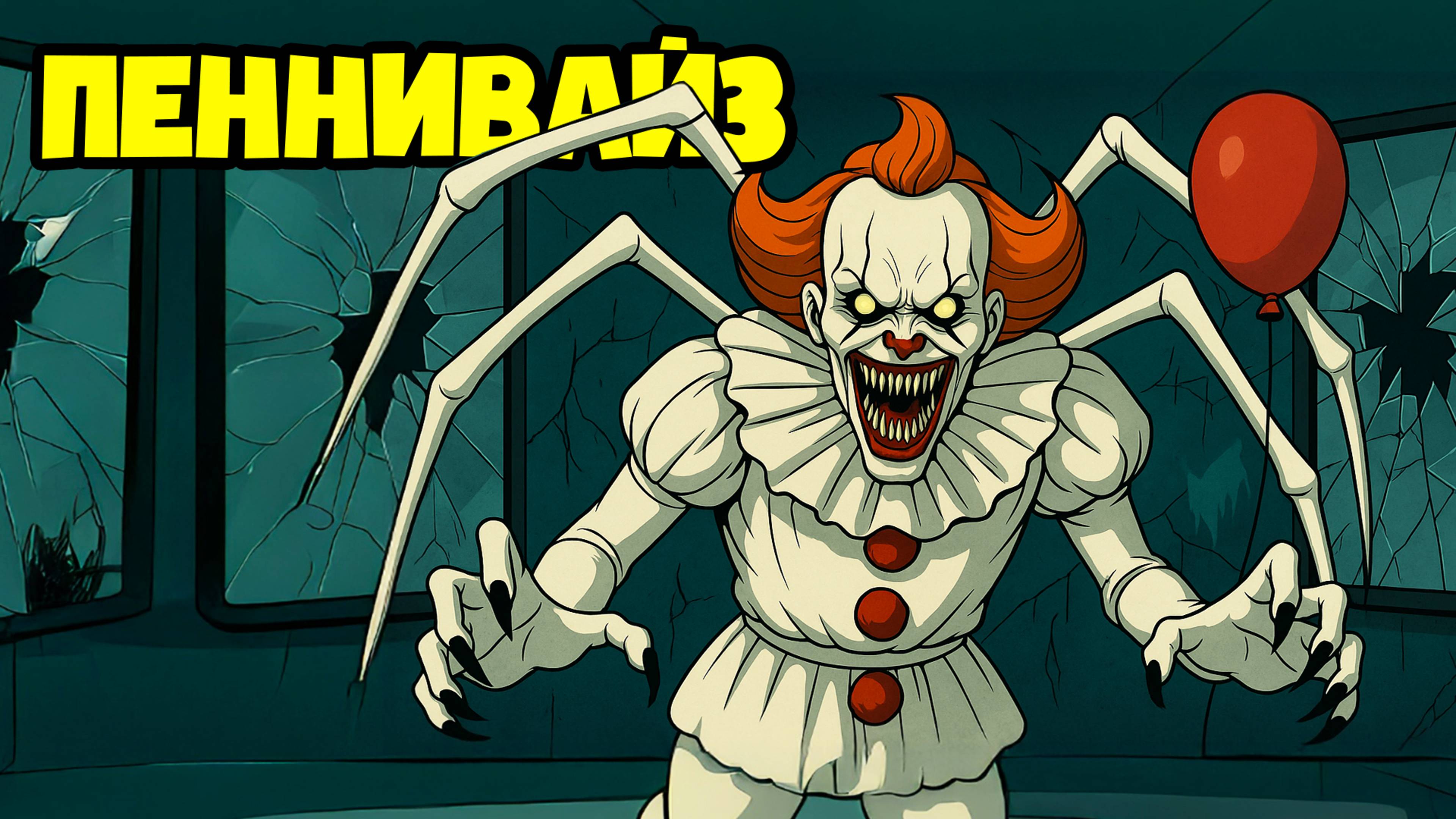 РЕПОРТАЖ ИЗ ЛОГОВА ПЕННИВАЙЗА! ОНО здесь! (Хоррор Анимация, Мультик, Мультфильм, Аниматор, Клоун)