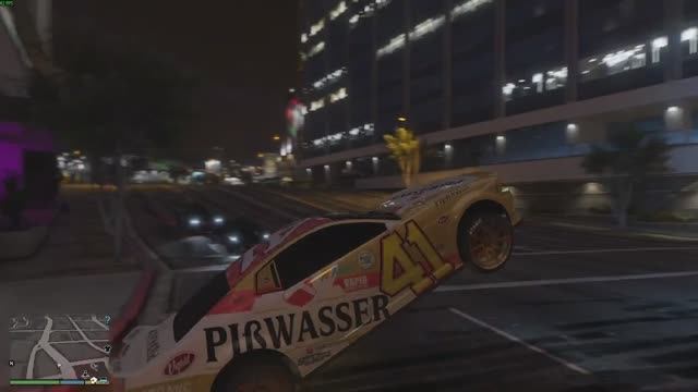 Как в GTA 5 старовать с прыжка (встовать в козла) на машине . смотреть онлайн