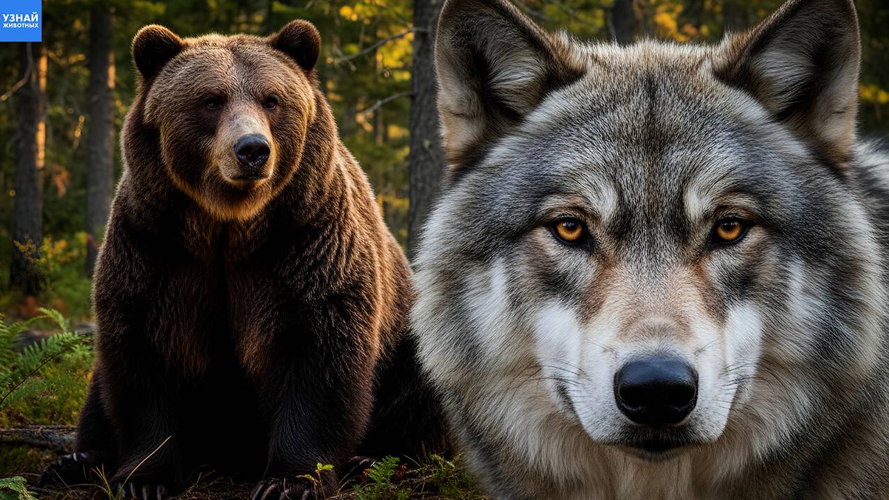 Топ познавательных фактов о волках и медведях