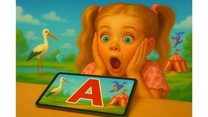 ШОК! 😱 Буква А ожила прямо на экране!🅰️✨