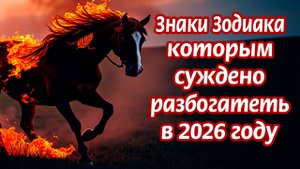 Знаки Зодиака, которым суждено разбогатеть в 2026 году