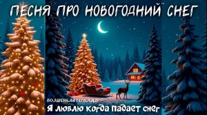 Волшебная тетрадь. "Я люблю когда падает снег". Песня про новогодний снег, зиму и Новый год.