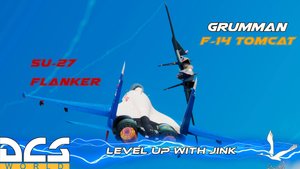 F-14 Tomcat vs Su-27 Flanker