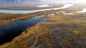 Место нашего отдыха с высоты!!! Октябрь 2025 год!