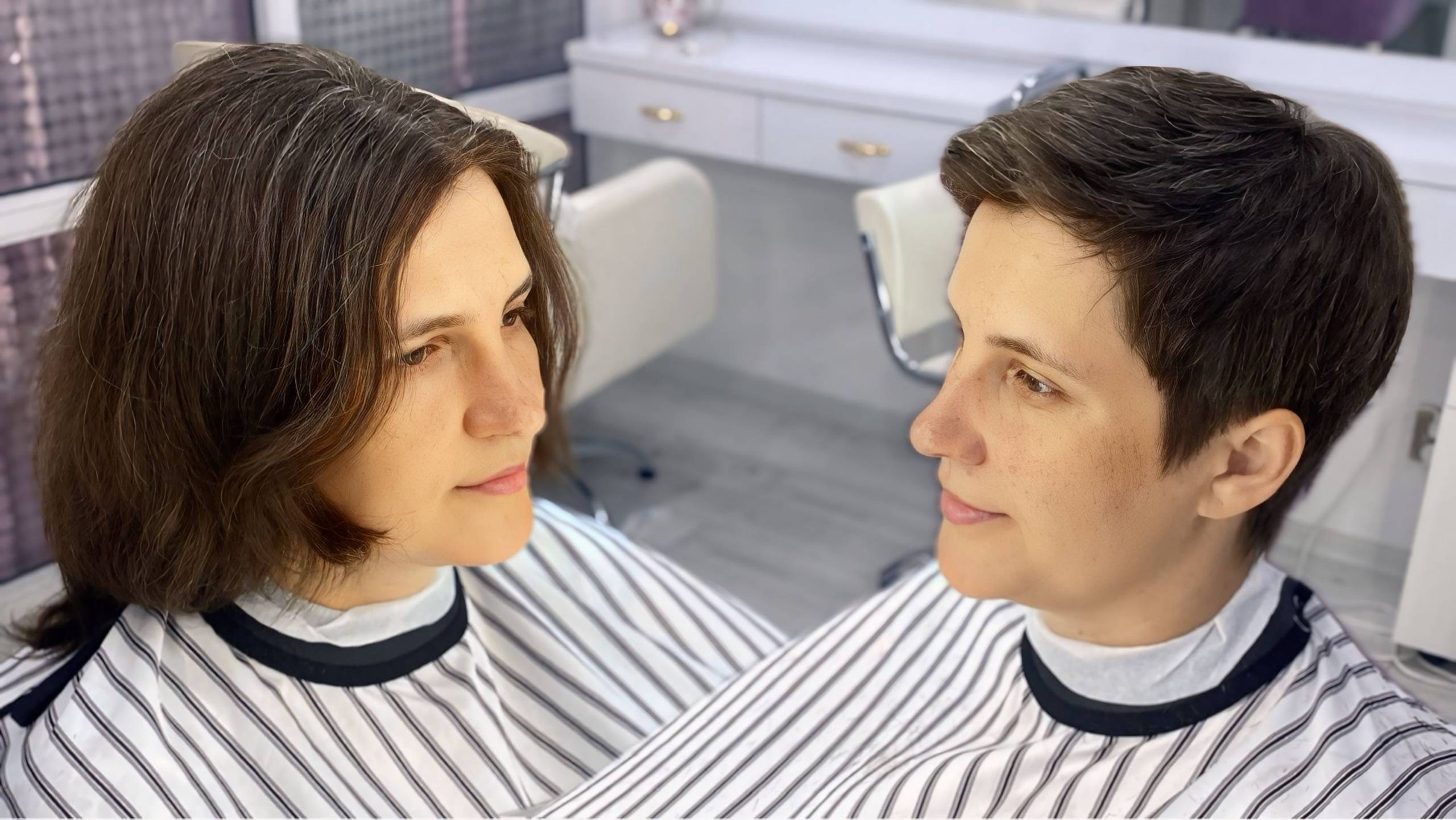 Как подстричь короткую женскую стрижку смотреть онлайн