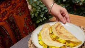 Кыстыбый с картошкой