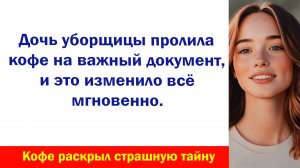 Аудиорассказ "Кофе раскрыл страшную тайну" Жизненные истории слушать Дзен Аудиосказки Аудиокнига