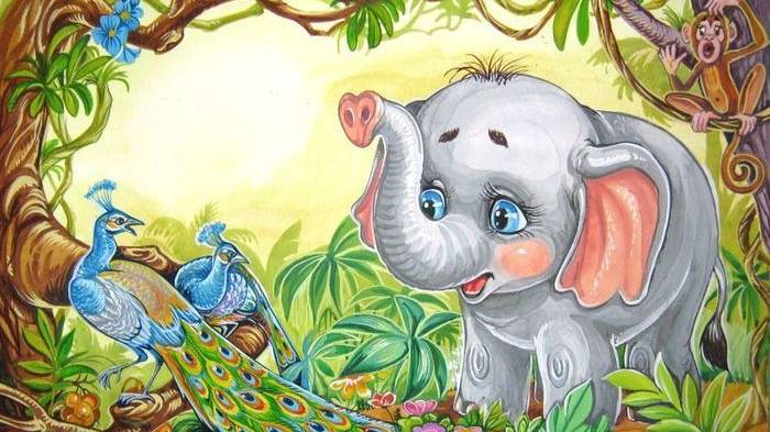 В  гостях у сказки:  «Слон в зоопарке». смотреть онлайн