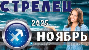 ♐ СТРЕЛЕЦ: гороскоп на ноябрь 2025 года | 🔮 Предсказания на ноябрь ✨