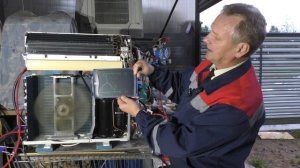 Кондиционер перестает холодить, ищем причину #空调不工作 #problem with the air conditioner